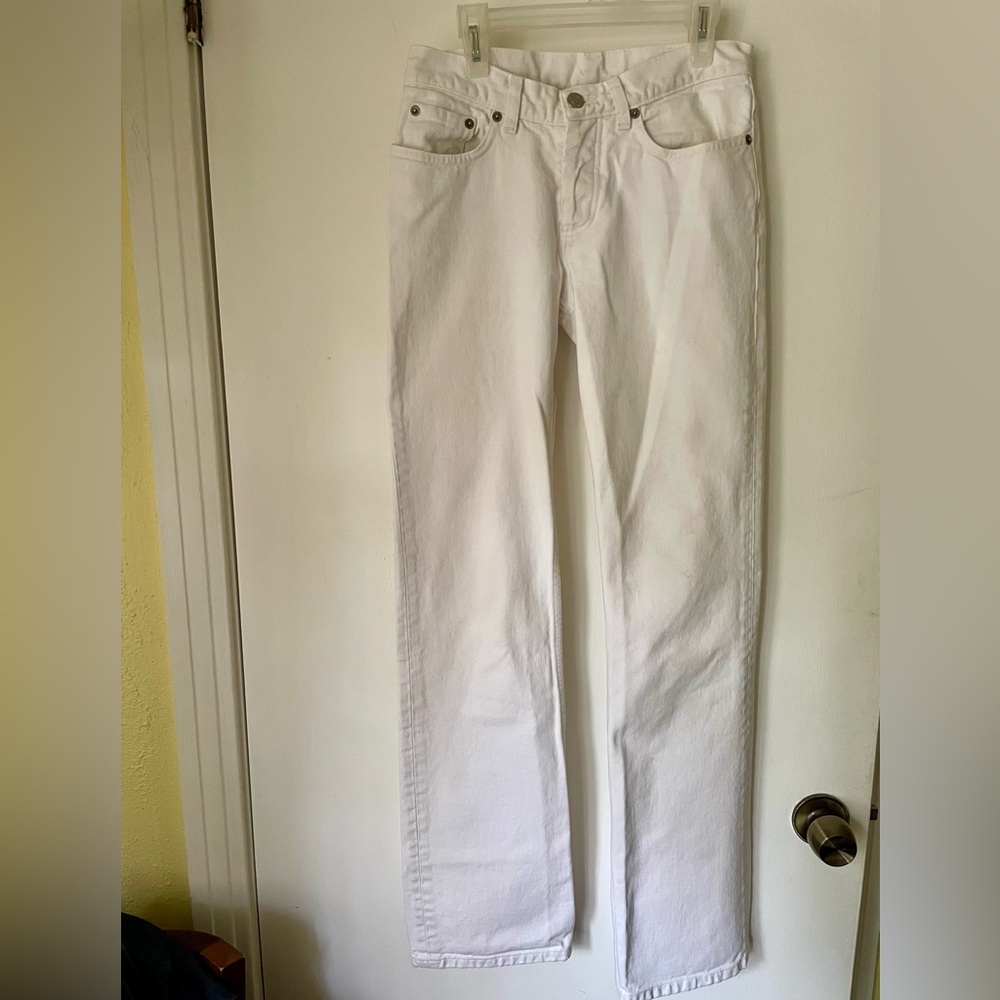 Helmut Lang White Denim